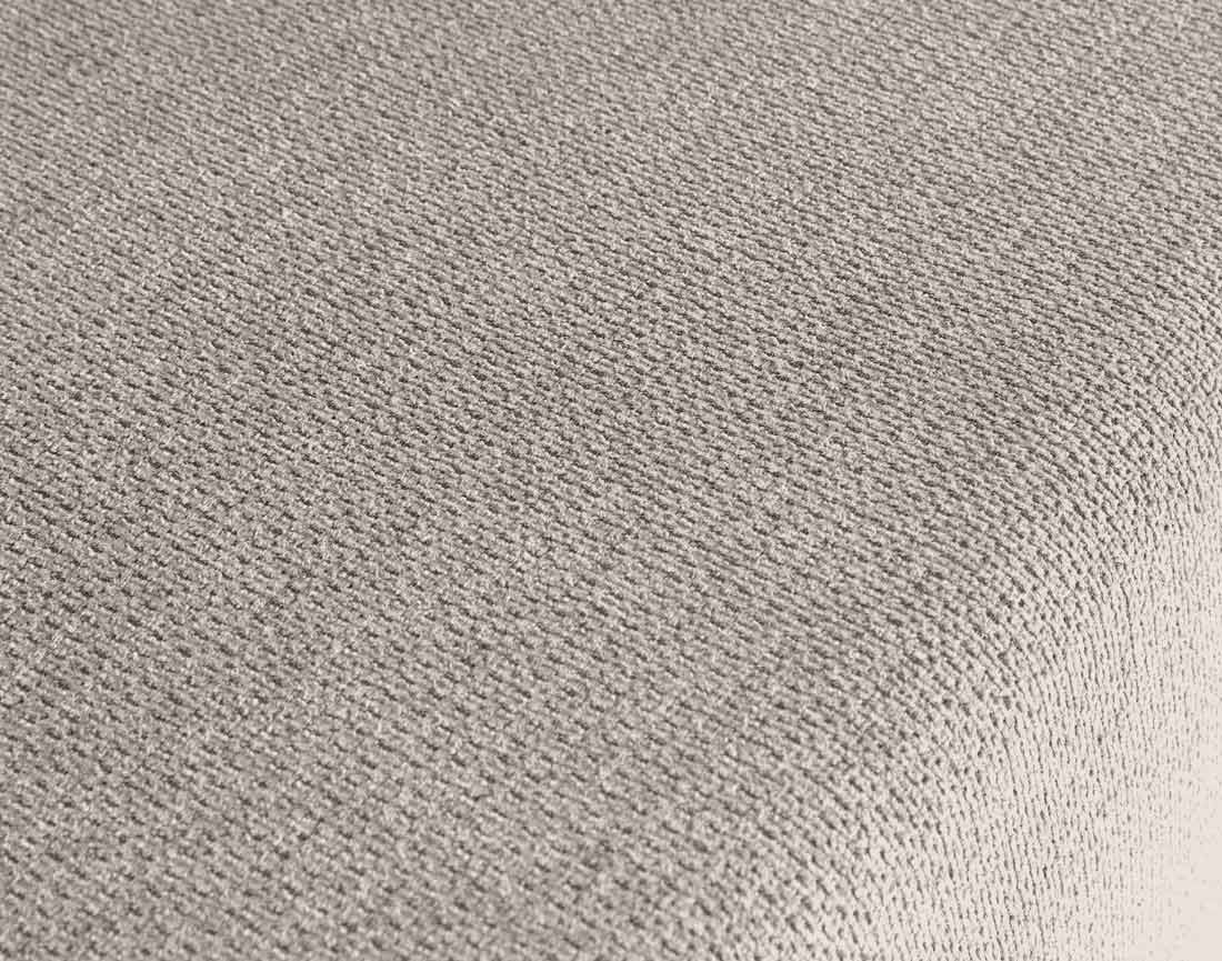 Canapé d'angle réversible 4 places convertible avec coffre en tissu texturé Gloria