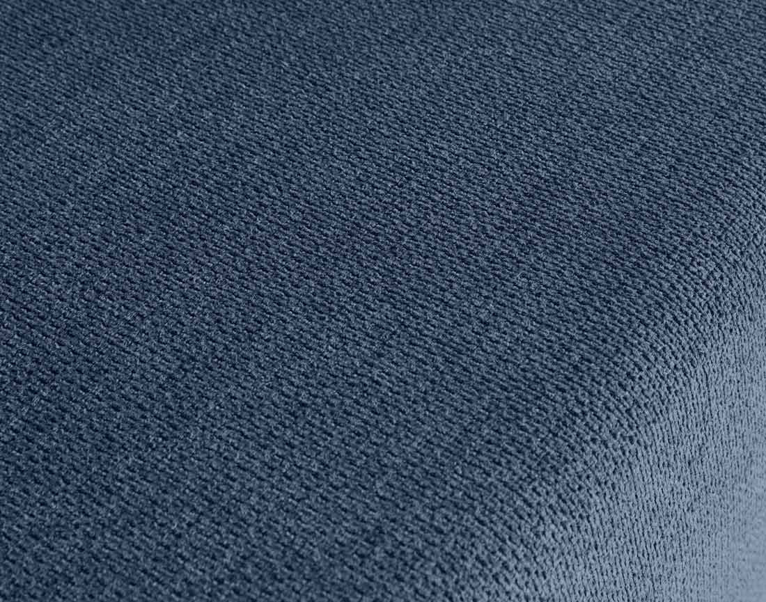 Canapé d'angle réversible 4 places convertible avec coffre en tissu texturé Gloria