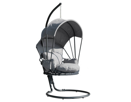 Fauteuil suspendu avec pare-soleil en tissu Namu