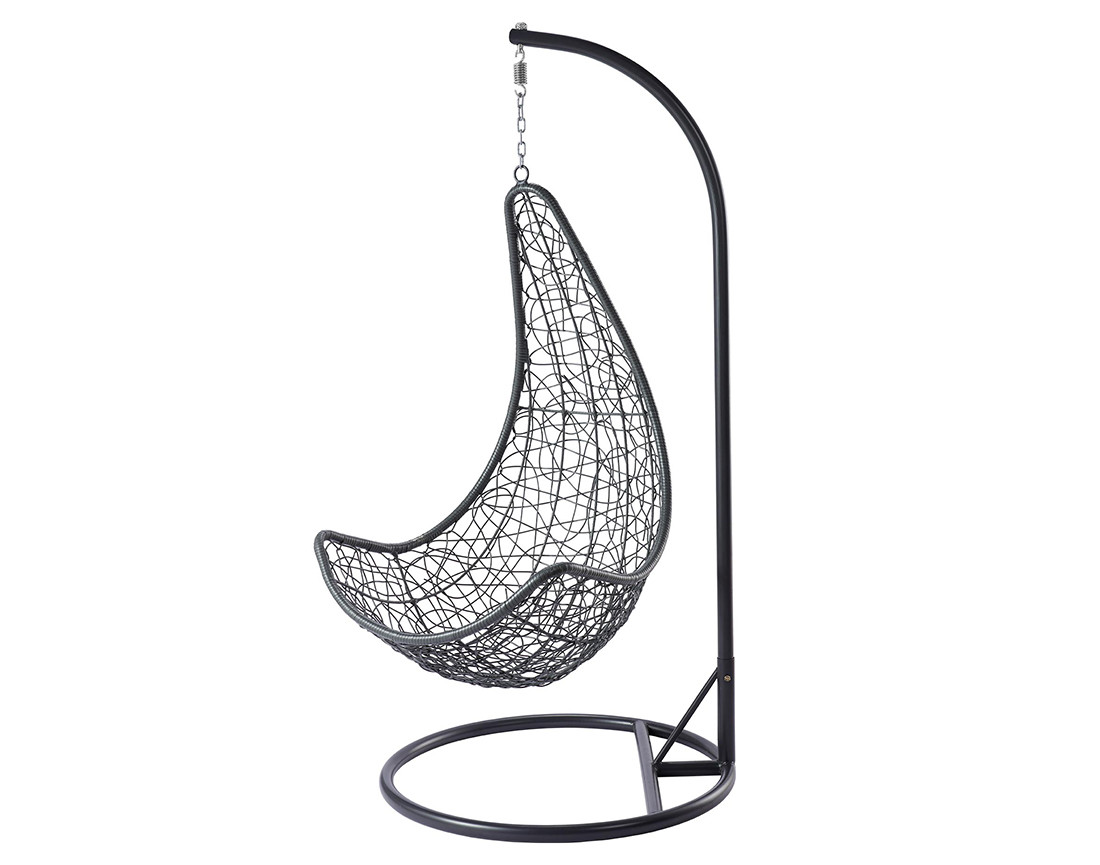 Fauteuil suspendu avec coussins effet rotin Palaos