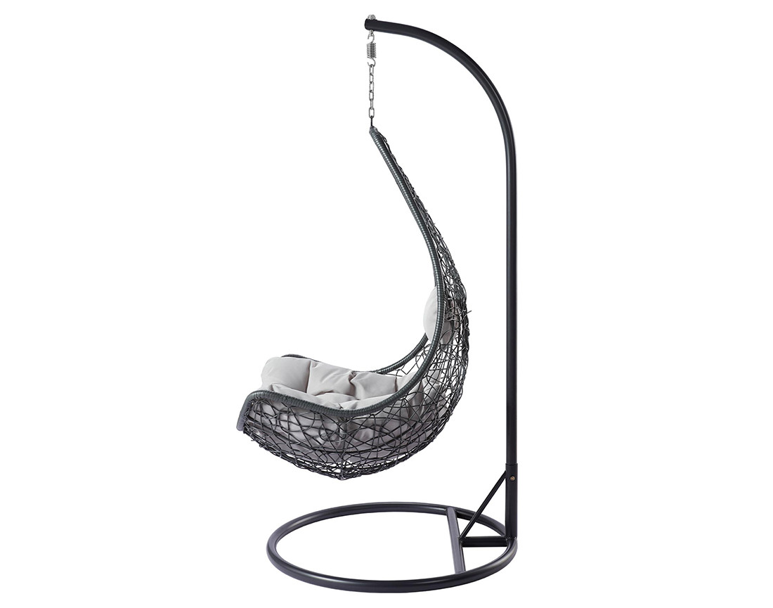 Fauteuil suspendu avec coussins effet rotin Palaos