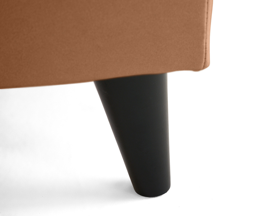 Canapé d'angle réversible 4 places convertible avec coffre en simili Nordic