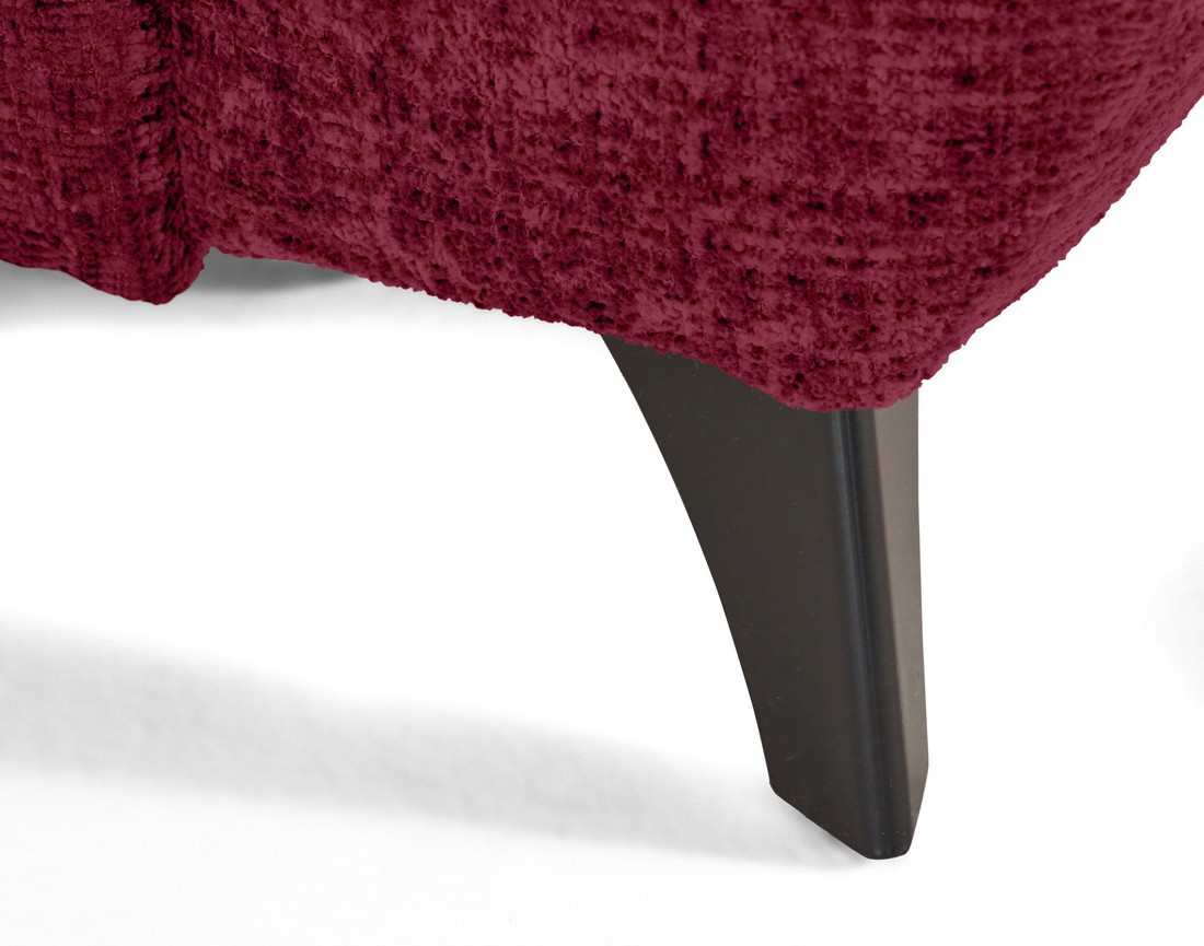 Canapé d'angle gauche convertible avec coffre en velours texturé Marlo