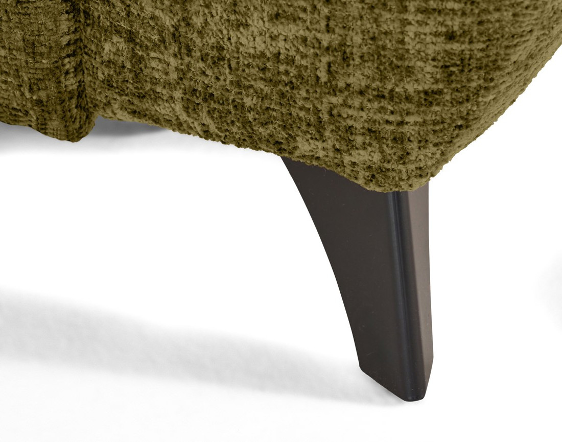 Canapé d'angle gauche convertible avec coffre en velours texturé Marlo