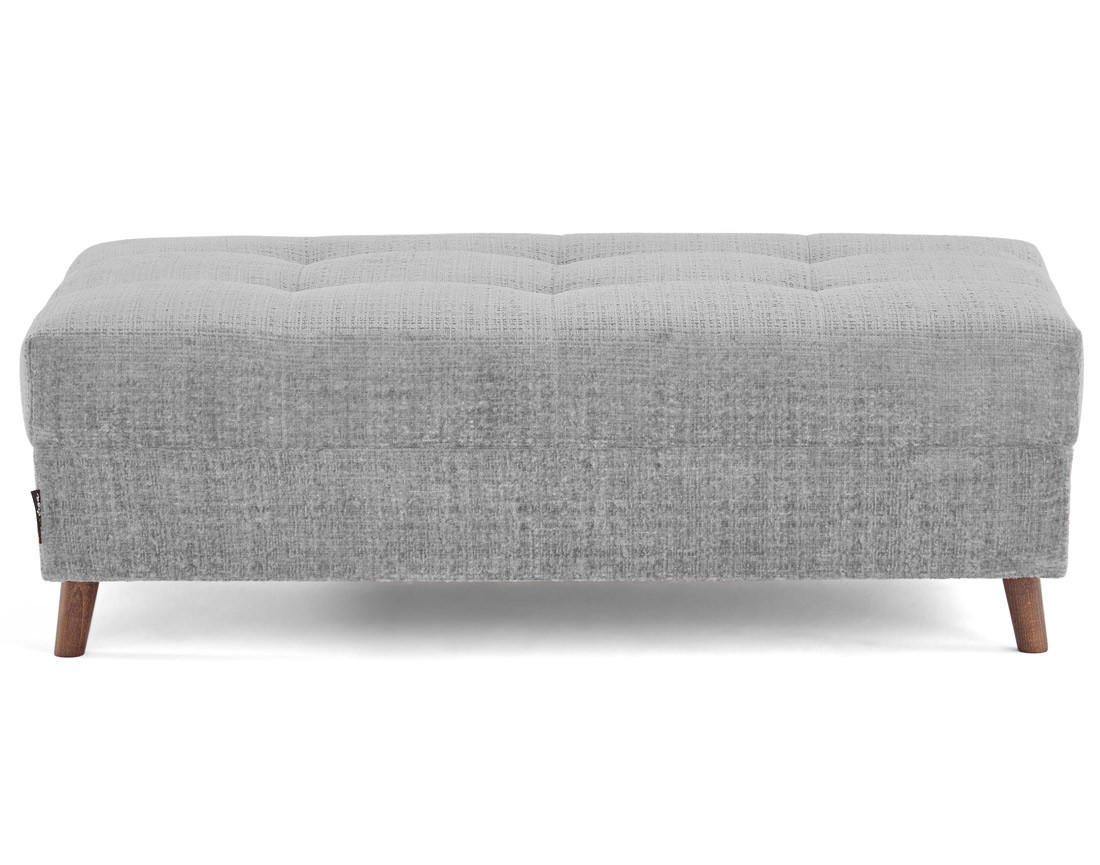 Pouf en velours texturé Rune