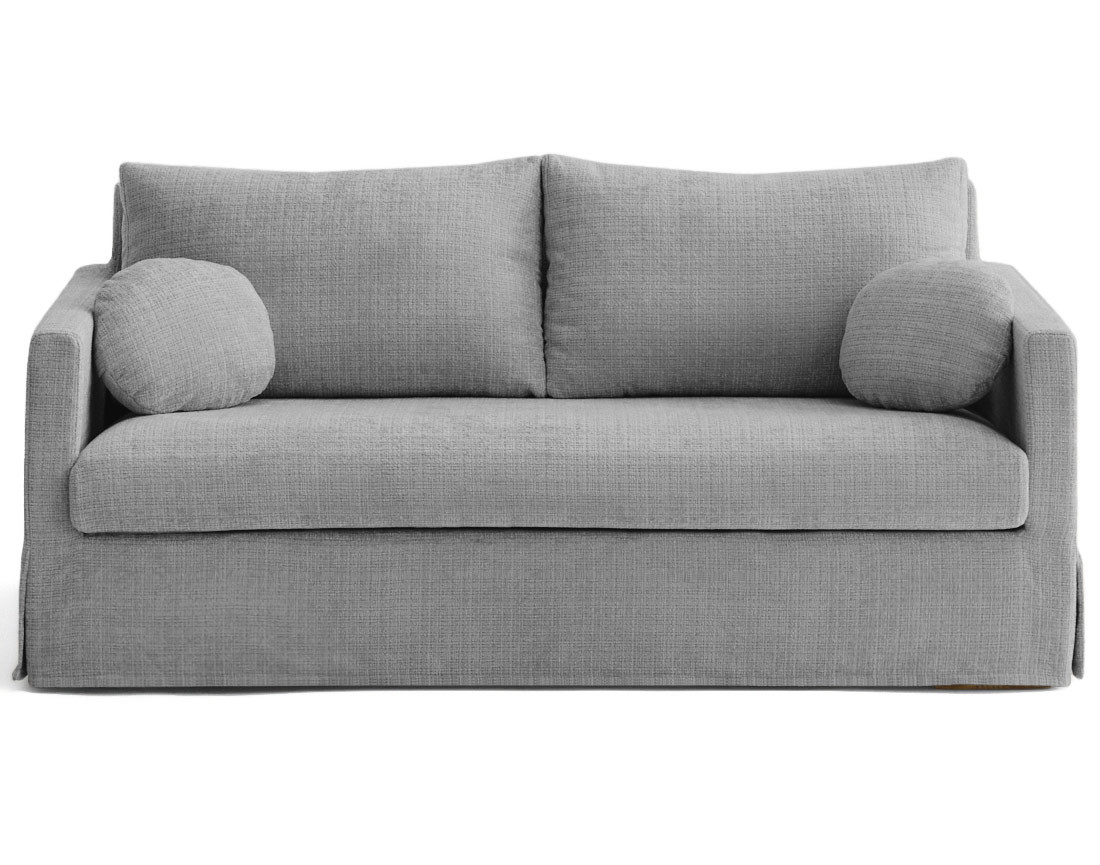 Housse en velours texturé pour canapé 3 places Serena