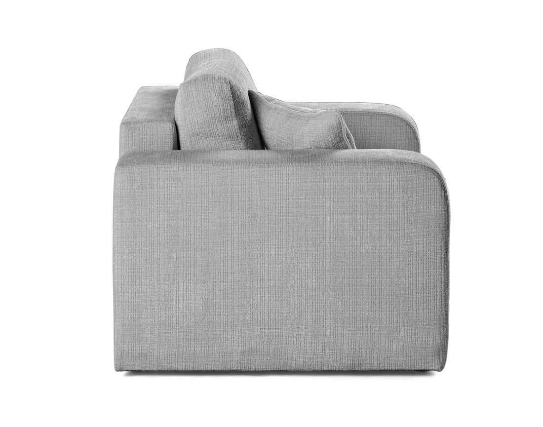 Fauteuil en velours texturé Miro