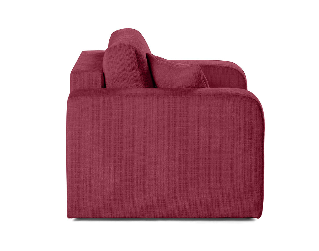 Fauteuil en velours texturé Miro