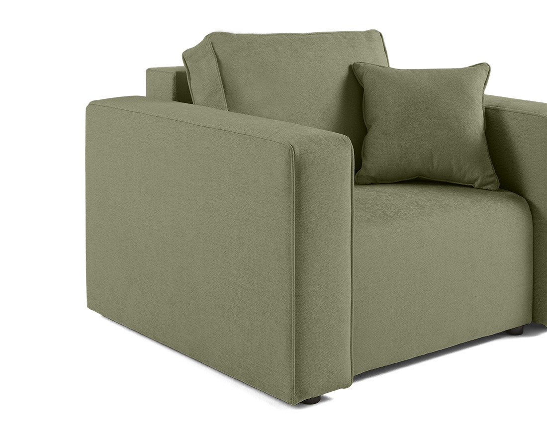 Fauteuil en tissu Topaze
