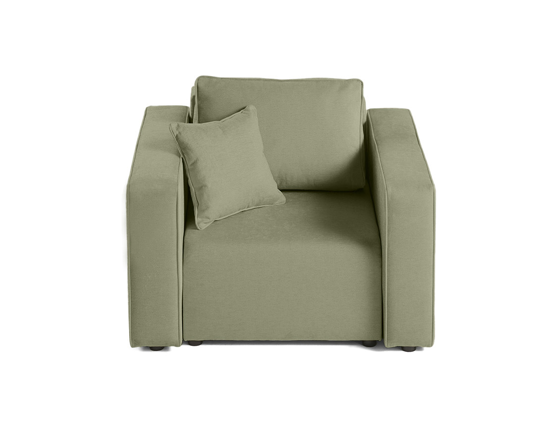 Fauteuil en tissu Topaze