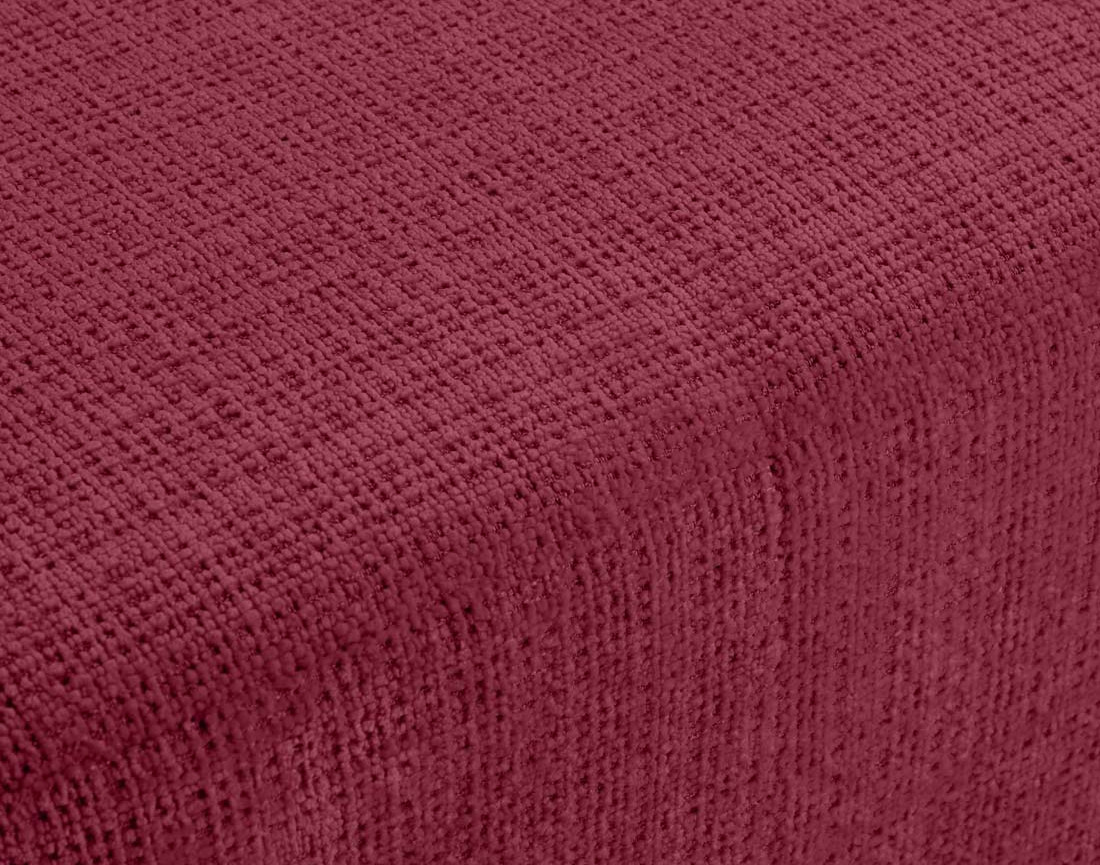 Pouf en velours texturé Miro