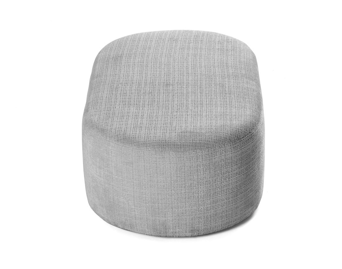 Pouf en velours texturé Miro