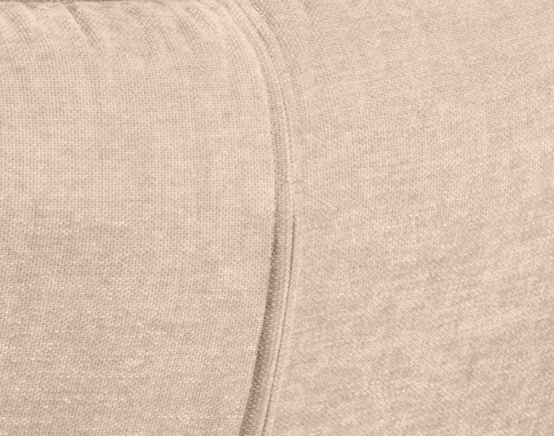 Fauteuil pivotant pieds en acier en tissu chenille Mellow