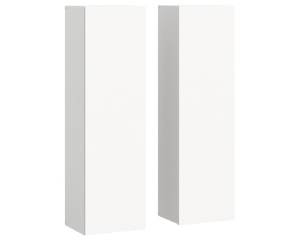 2 armoires murales blanc 110 cm Ethan
