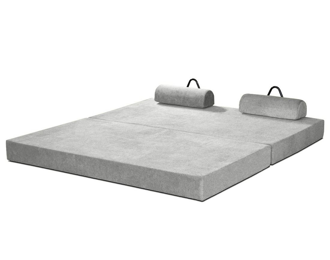 Canapé 3 places convertible en velours texturé Astral