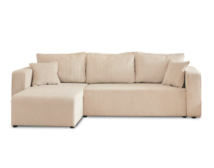 Lit coffre 160x200 cm en velours sommier inclus Peonis