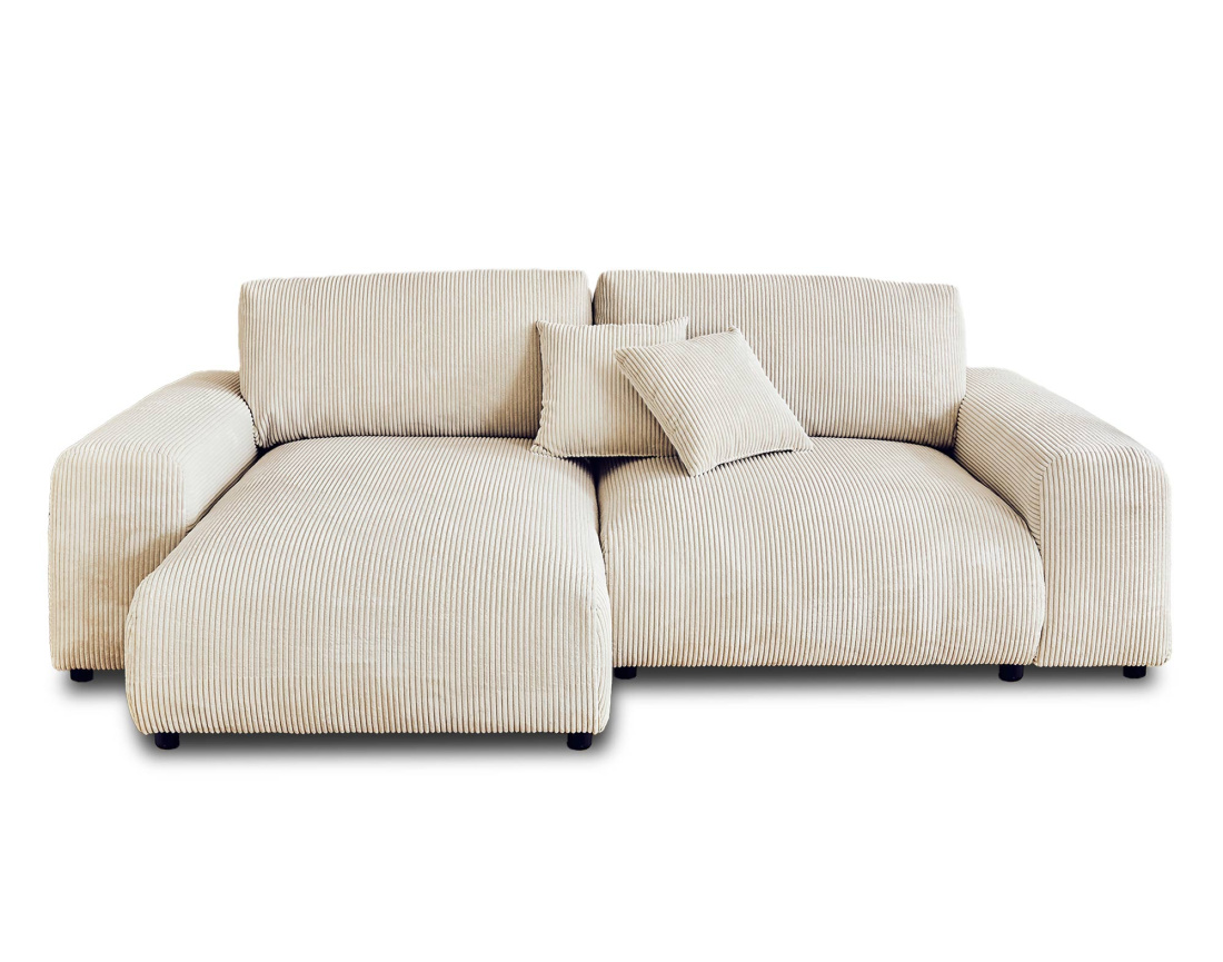 Lit coffre 160x200 cm en velours sommier inclus Peonis