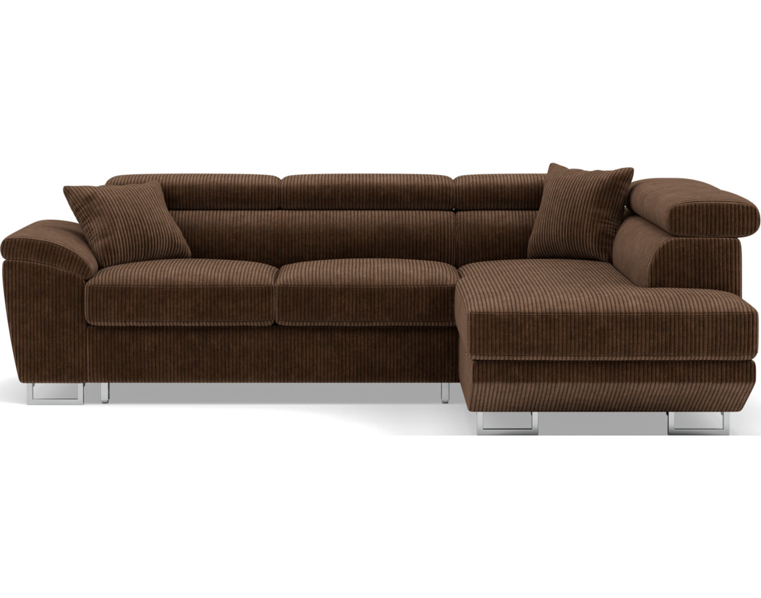 Lit coffre 160x200 cm en velours sommier inclus Peonis