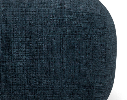 Module d'assise sans accoudoir en velours texturé Grace