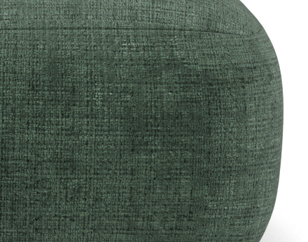 Module d'assise sans accoudoir en velours texturé Grace