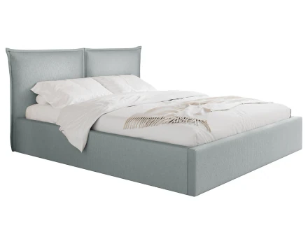 Lit coffre 180x200 cm en velours sommier inclus John