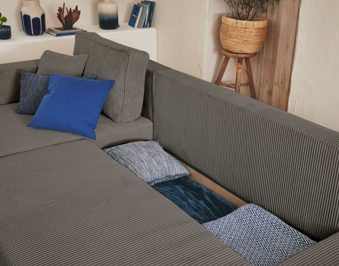 Fauteuil pieds en métal en tissu texturé Adelia