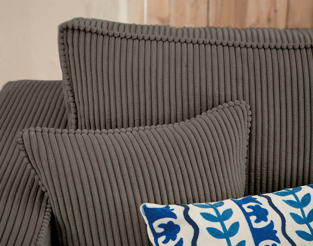 Fauteuil pieds en métal en tissu texturé Adelia