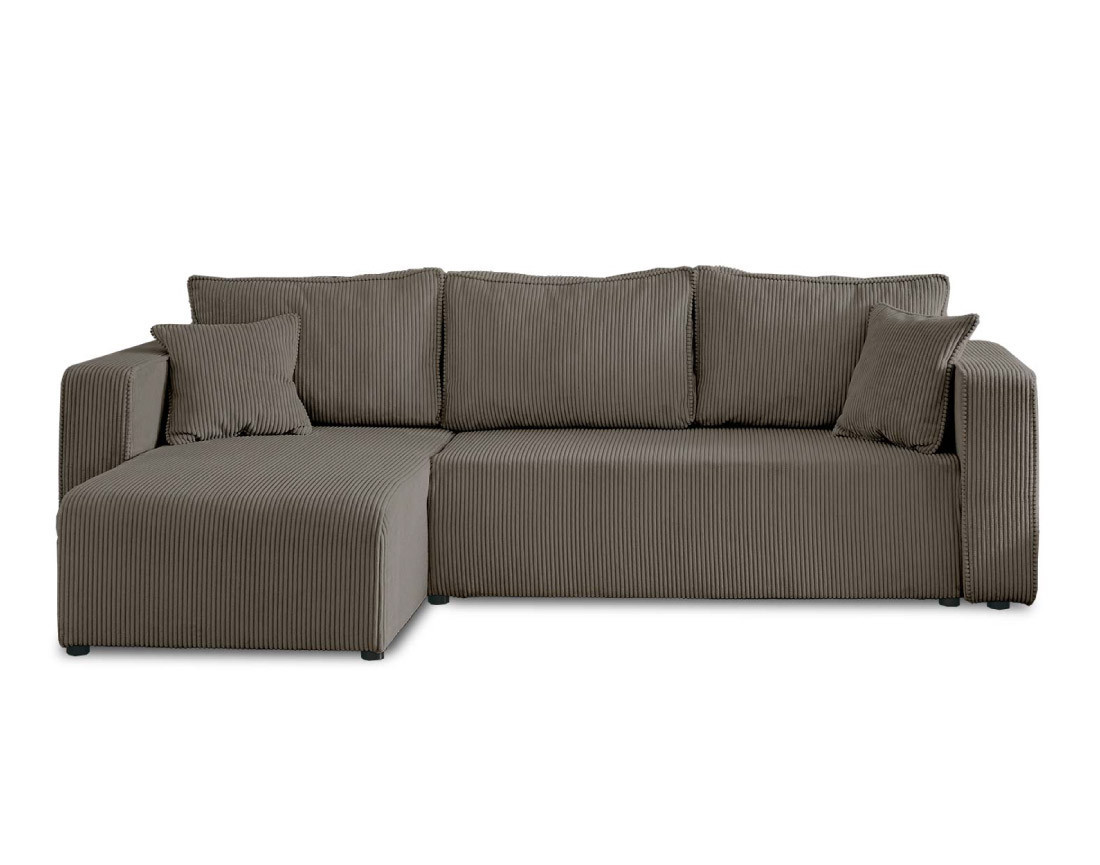 Table à manger plateau effet travertin 4 à 8 personnes Amara