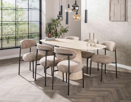 Table à manger effet...