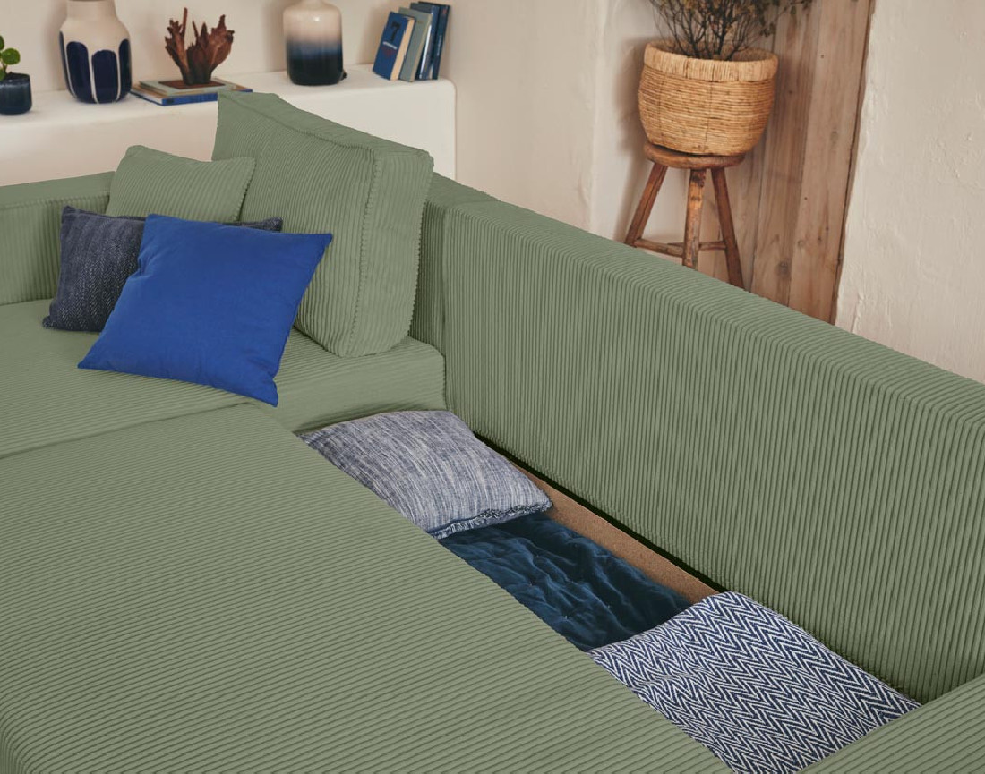 Table à manger effet travertin 4 à 6 personnes Aubin