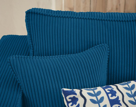 Lot de 2 tables basses gigognes en bois massif de manguier 93 et 76 cm Dayo