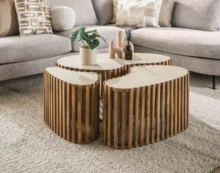 Lot de 3 tables basses...