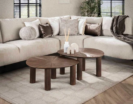 Lot de 2 tables basses...