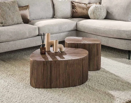 Lot de 2 tables basses...