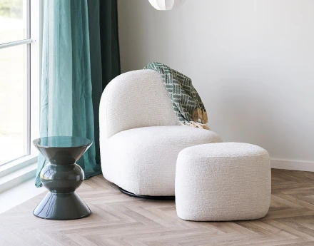 Bout de canapé cylindrique...