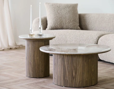 Table basse plateau effet...