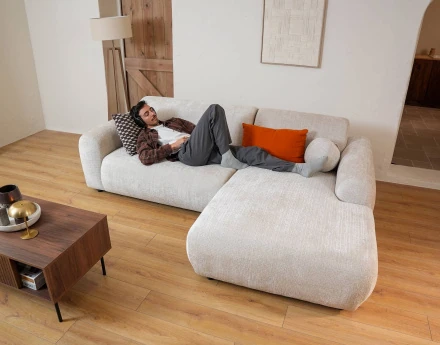 Canapé d'angle droit 4...