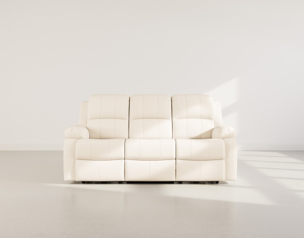 Canapé 3 places relax électrique en simili Armand