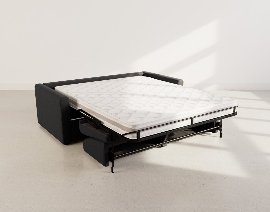 Canapé 3 places convertible express quotidien en tissu Julia