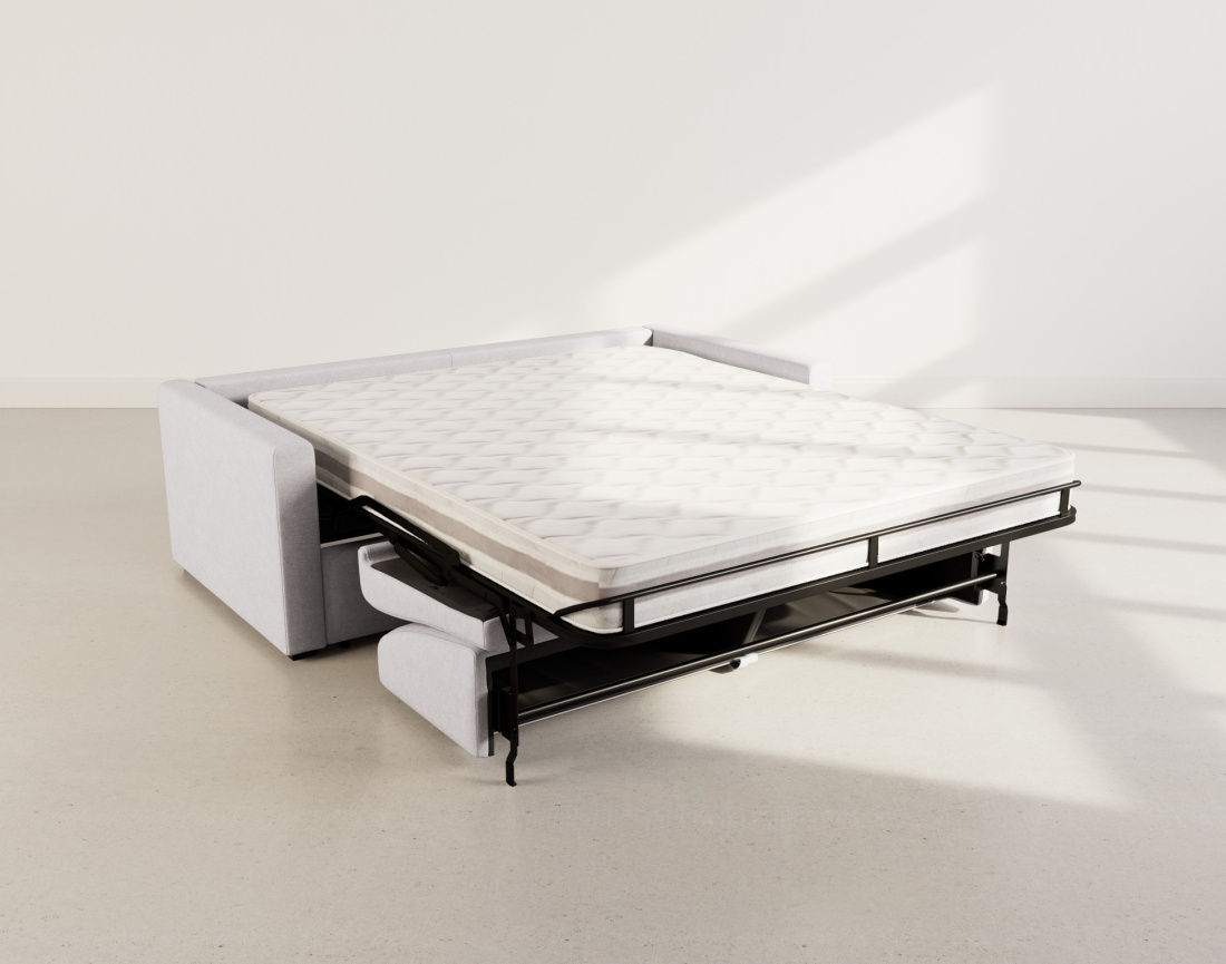 Canapé 3 places convertible express quotidien en tissu Julia