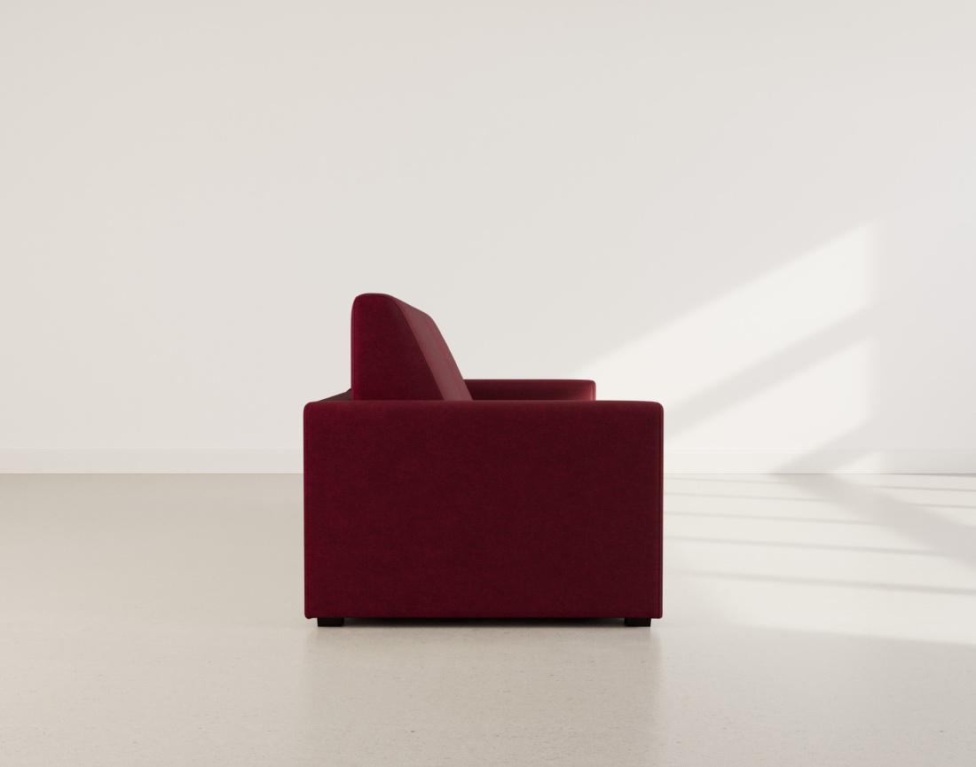 Canapé 3 places convertible express quotidien en tissu Julia