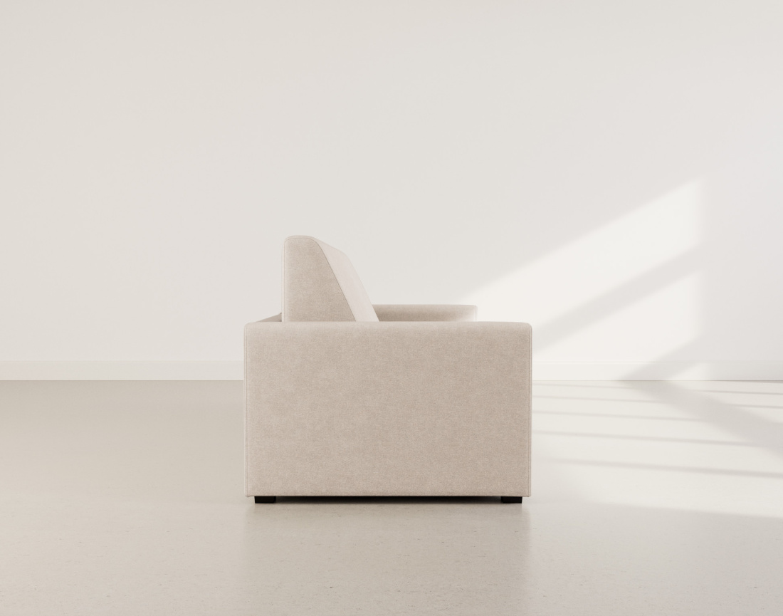 Canapé 3 places convertible express quotidien en tissu Julia