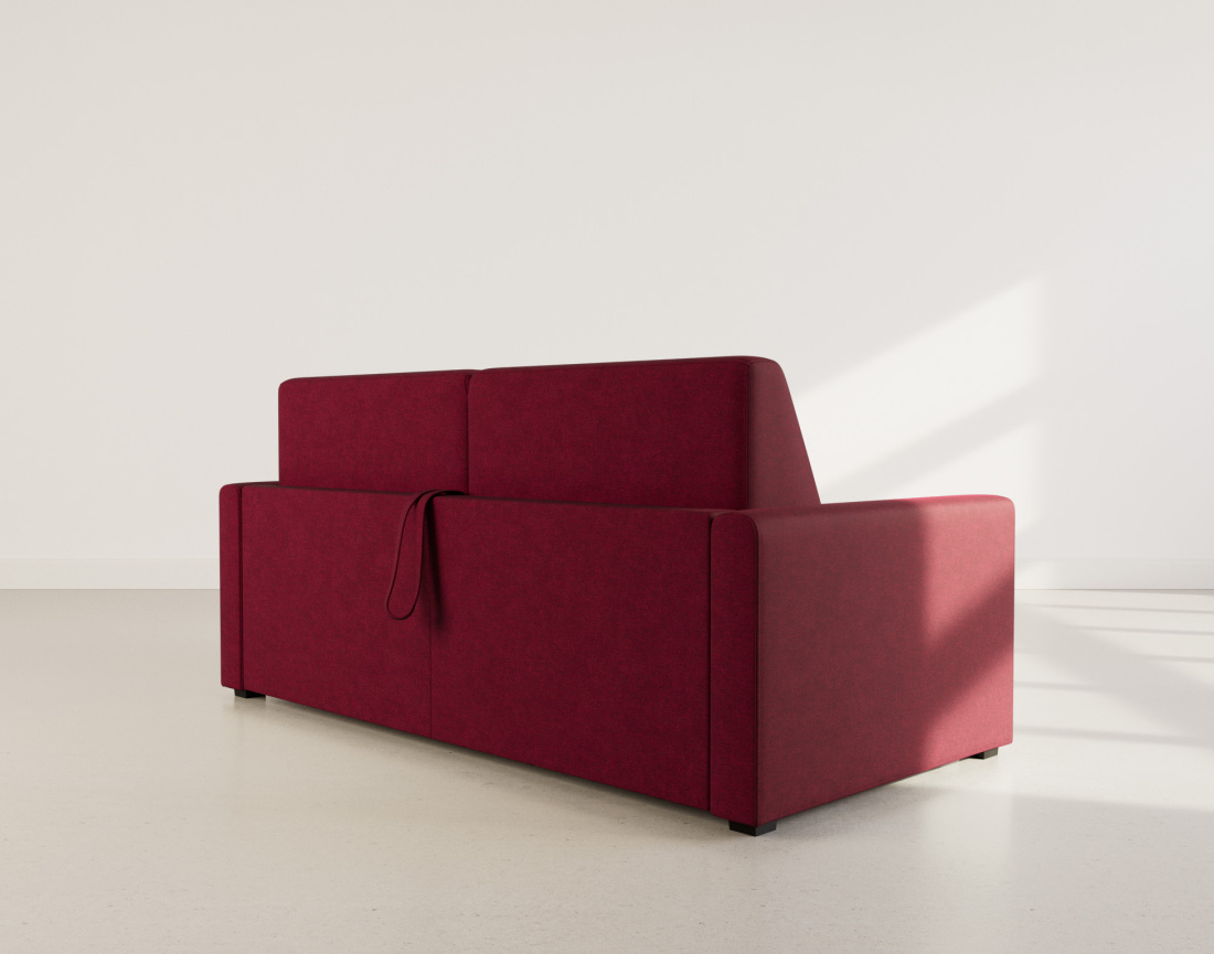 Canapé 3 places convertible express quotidien en tissu Julia