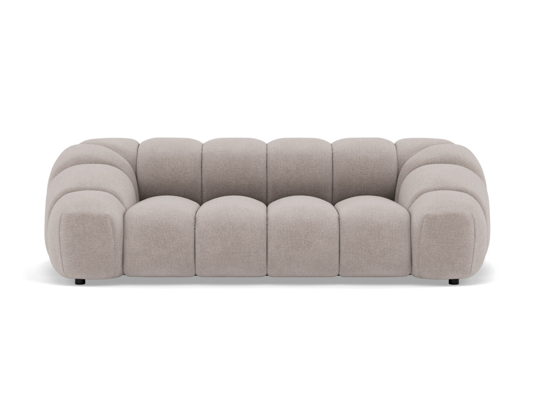 Canapé 3 places en velours texturé Ava