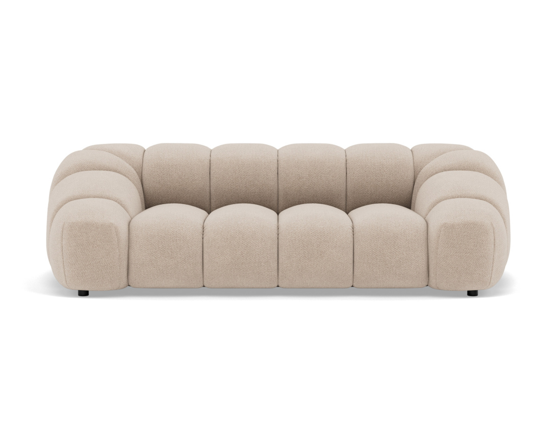 Canapé 3 places en velours texturé Ava