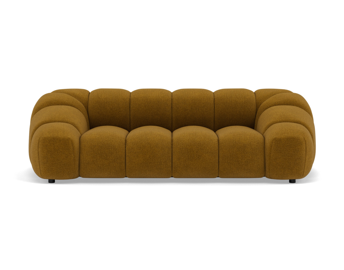 Canapé 3 places en velours texturé Ava