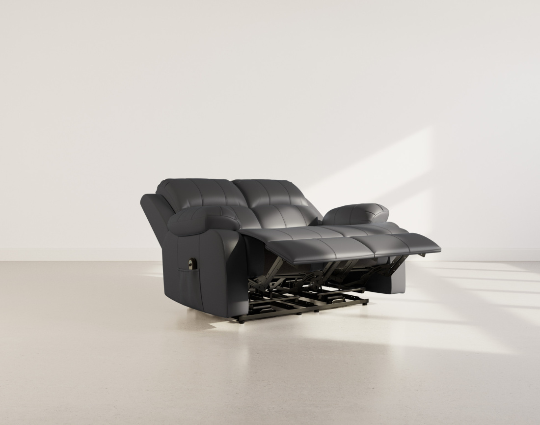 Canapé 2 places relax électrique en simili Armand