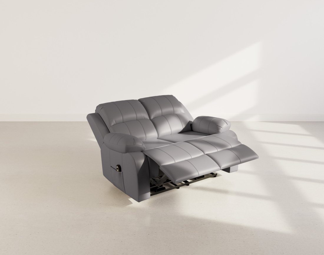 Canapé 2 places relax électrique en simili Armand