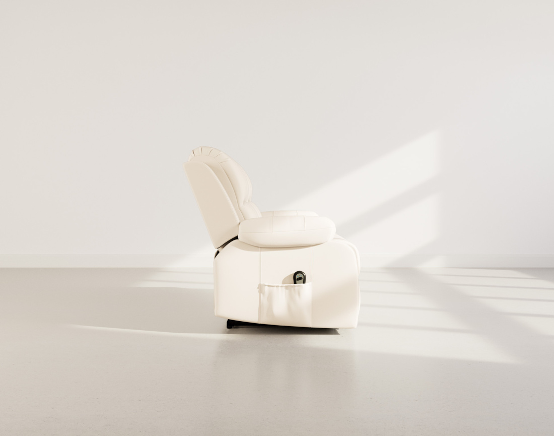 Canapé 2 places relax électrique en simili Armand