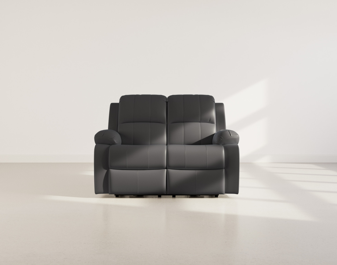 Canapé 2 places relax électrique en simili Armand